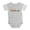 thumbnail image 1 of CafePress - California Rbw Txt - Cute Infant Baby Football Bodysuit, 1 of 3