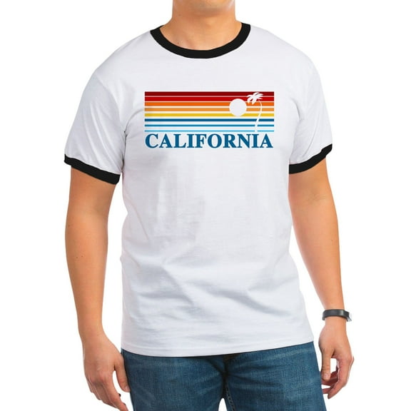 CafePress - California Ringer T - 100% Cotton Ringed T-Shirt
