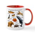 thumbnail image 1 of CafePress - California State Animals Mug - 11 oz Ceramic Mug - Novelty Coffee Tea Cup, 1 of 6