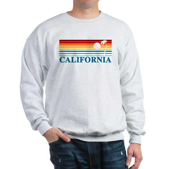 CafePress - California Sweatshirt - Crew Neck Sweatshirt