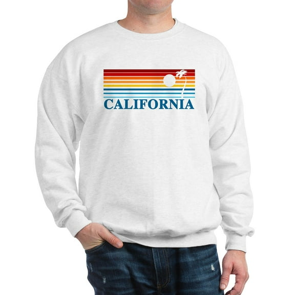 CafePress - California Sweatshirt - Crew Neck Sweatshirt
