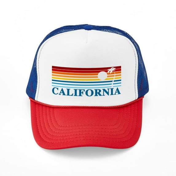 CafePress - California - Adjustable Unisex Printed Trucker Hat with Mesh Back