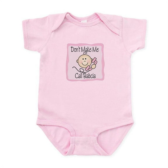 CafePress - Call Babcia Infant Bodysuit - Baby Light Bodysuit, Size Newborn - 24 Months