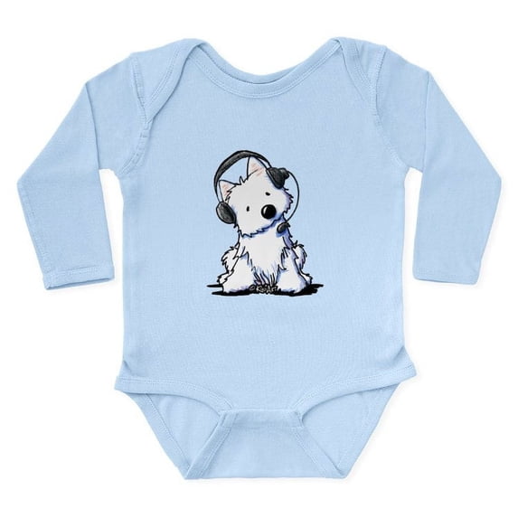 CafePress - Call Center Westie Long Sleeve Infant Bodysuit - Long Sleeve Cotton Baby Bodysuit