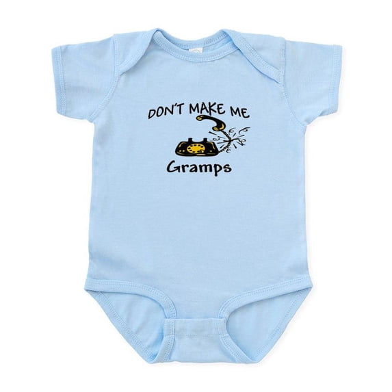 CafePress - Call Gramps With Black Phone Infant Bodysuit - Baby Light Bodysuit, Size Newborn - 24 Months