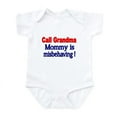 thumbnail image 1 of CafePress - Call Grandma. Mommy Is Misbehaving. Body Suit - Baby Light Bodysuit, Size Newborn - 24 Months, 1 of 4