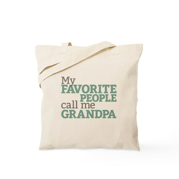 CafePress - Call Me Grandpa Tote Bag - Unisex Canvas Tote Bag, Beige, 1-Piece
