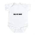 thumbnail image 1 of CafePress - Call My Agent Infant Bodysuit - Baby Light Bodysuit, Size Newborn - 24 Months, 1 of 4
