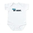 thumbnail image 1 of CafePress - Call My Agent Infant Creeper - Baby Light Bodysuit, Size Newborn - 24 Months, 1 of 4