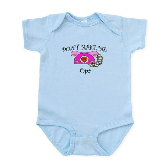 CafePress - Call Opa With Pink Phone Infant Bodysuit - Baby Light Bodysuit, Size Newborn - 24 Months