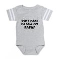 thumbnail image 1 of CafePress - Call Papa - Cute Infant Baby Football Bodysuit, 1 of 3