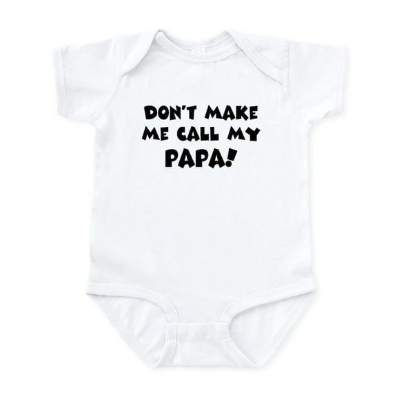 CafePress - Call Papa Infant Bodysuit - Baby Light Bodysuit, Size Newborn - 24 Months