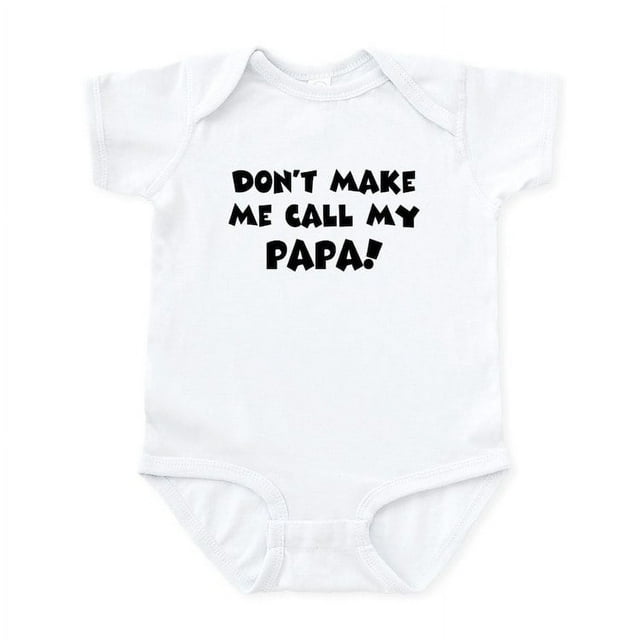 CafePress - Call Papa Infant Bodysuit - Baby Light Bodysuit, Size Newborn - 24 Months
