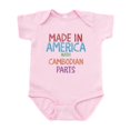 thumbnail image 1 of CafePress - Cambodian Parts Body Suit - Baby Light Bodysuit, Size Newborn - 24 Months, 1 of 4