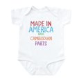 thumbnail image 1 of CafePress - Cambodian Parts Body Suit - Baby Light Bodysuit, Size Newborn - 24 Months, 1 of 4