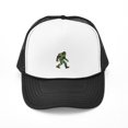 thumbnail image 1 of CafePress - Camo Bigfoot - Adjustable Unisex Printed Trucker Hat with Mesh Back, 1 of 8