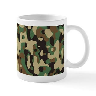 Camo Deer Camouflage Hunting Travel Coffee Mug With Handle And Lid  Insulated Stainless Steel Tumbler 14oz