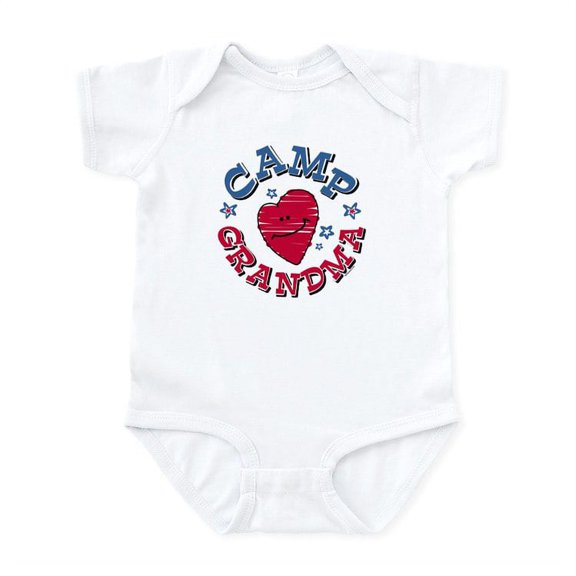 CafePress - Camp Grandma Infant Bodysuit - Baby Light Bodysuit, Size Newborn - 24 Months