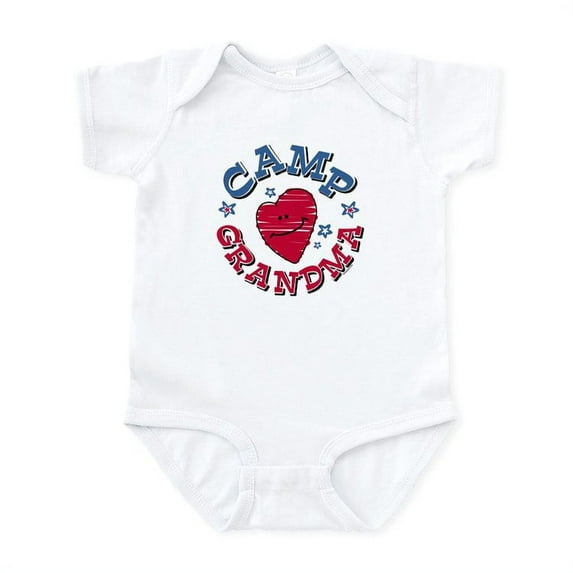 CafePress - Camp Grandma Infant Bodysuit - Baby Light Bodysuit, Size Newborn - 24 Months