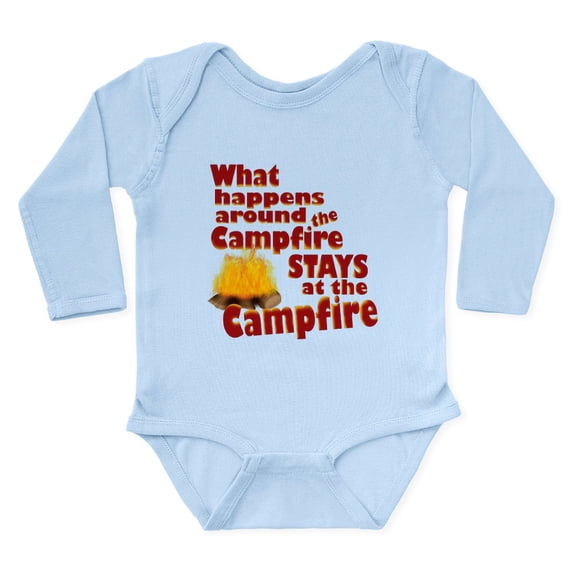 CafePress - Campfire Fun Body Suit - Long Sleeve Cotton Baby Bodysuit