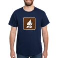 thumbnail image 1 of CafePress - Campfire Sign Dark T Shirt - Men's Classic Graphic Cotton T-Shirt, 1 of 4