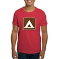 thumbnail image 1 of CafePress - Camping Tent Sign Dark T Shirt - Men's Classic Graphic Cotton T-Shirt, 1 of 4