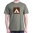 thumbnail image 1 of CafePress - Camping Tent Sign Dark T Shirt - Men's Classic Graphic Cotton T-Shirt, 1 of 4
