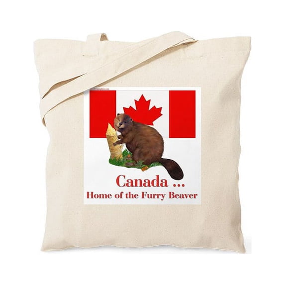 CafePress - Canada Beaver Home Tote Bag - Unisex Canvas Tote Bag, Beige, 1-Piece