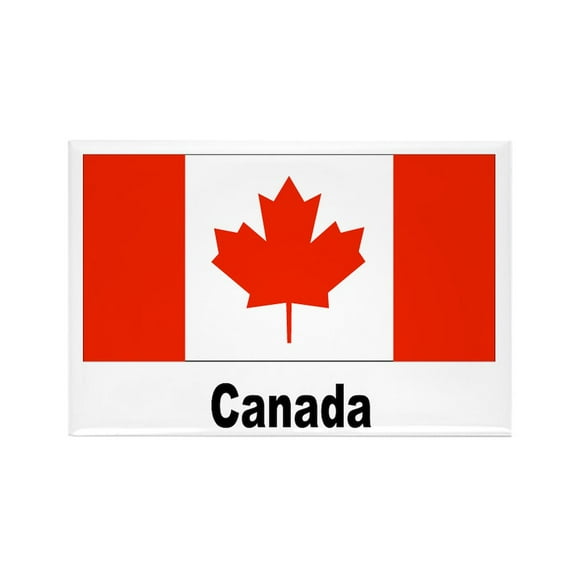 CafePress - Canada Canadian Flag - Rectangle Magnet, 2"x3" Refrigerator Magnet