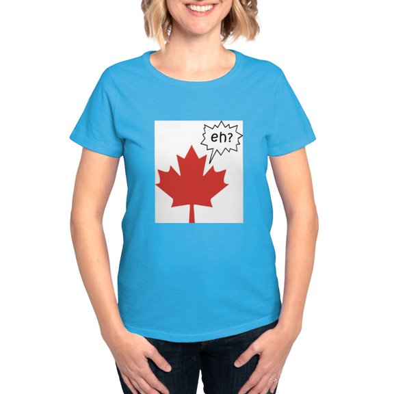 CafePress - Canada EH? Women's T Shirt - Women's Traditional Fit Dark T-Shirt