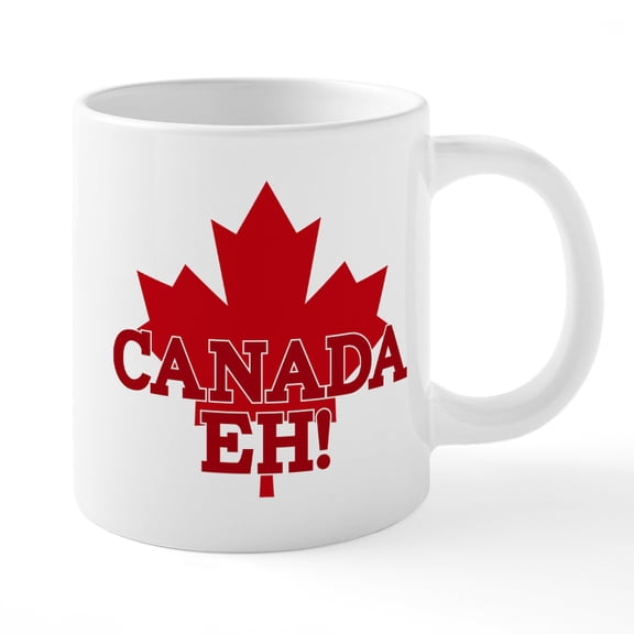 CafePress - Canada Eh! Mugs - 20 Oz White Ceramic Mega Mug