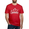 thumbnail image 1 of CafePress - Canada Leaf Script Men's Fitted T Shirt (Dark) - Men's Fitted T-Shirt, 1 of 4