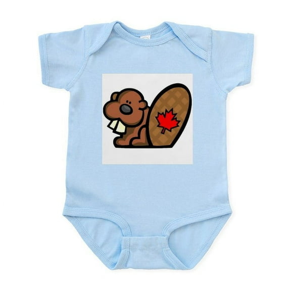 CafePress - Canadian Beaver Infant Creeper - Baby Light Bodysuit, Size Newborn - 24 Months