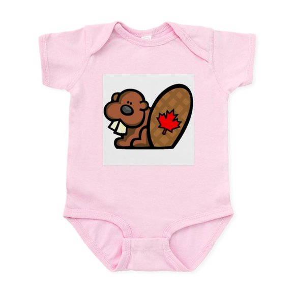 CafePress - Canadian Beaver Infant Creeper - Baby Light Bodysuit, Size Newborn - 24 Months