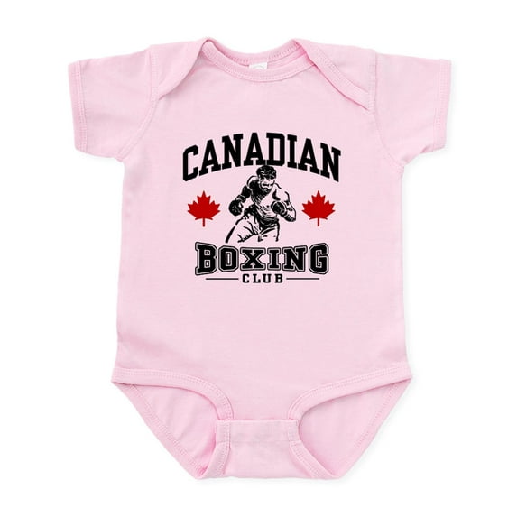 CafePress - Canadian Boxing Infant Bodysuit - Baby Light Bodysuit, Size Newborn - 24 Months