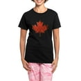 thumbnail image 1 of CafePress - Canadian Christmas Women's Dark Pajamas - Women's Short Sleeve Print T-Shirt and Pants Dark Cotton Pajama Set, 1 of 7