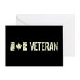 thumbnail image 1 of CafePress - Canadian Flag: Veteran - Greeting Card, Blank Inside Glossy, 1 of 3