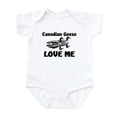 thumbnail image 1 of CafePress - Canadian Geese Love Me Infant Bodysuit - Baby Light Bodysuit, Size Newborn - 24 Months, 1 of 4