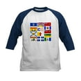 thumbnail image 1 of CafePress - Canadian Provinces Baseball Jersey - Kids Cotton Baseball Jersey, 3/4 Sleeve Shirt, 1 of 4