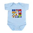thumbnail image 1 of CafePress - Canadian Provinces Body Suit - Baby Light Bodysuit, Size Newborn - 24 Months, 1 of 4