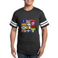 thumbnail image 1 of CafePress - Canadian Provinces Men's Football T Shirt - Mens Football Shirt, 1 of 4