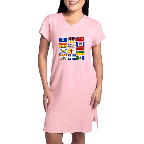 CafePress - Canadian Provinces - Women's Nightshirt