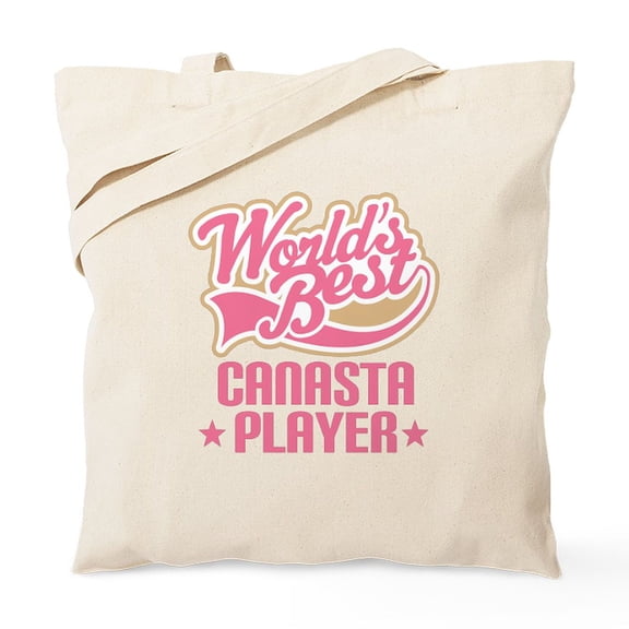 CafePress - Canasta Player WB - Unisex Canvas Tote Bag, Beige, 1-Piece