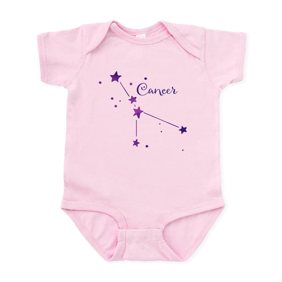 CafePress - Cancer Zodiac Constellation Body Suit - Baby Light Bodysuit, Size Newborn - 24 Months