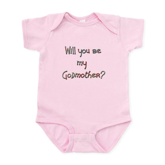 CafePress - Candaa Will You Be My Godmother Infant Bodysuit - Baby Light Bodysuit, Size Newborn - 24 Months