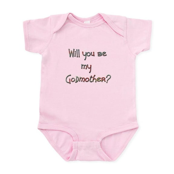 CafePress - Candaa Will You Be My Godmother Infant Bodysuit - Baby Light Bodysuit, Size Newborn - 24 Months