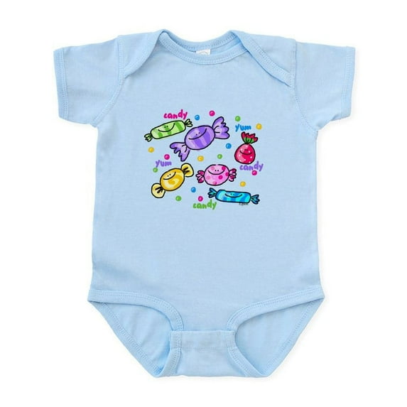CafePress - Candy Infant Bodysuit - Baby Light Bodysuit, Size Newborn - 24 Months