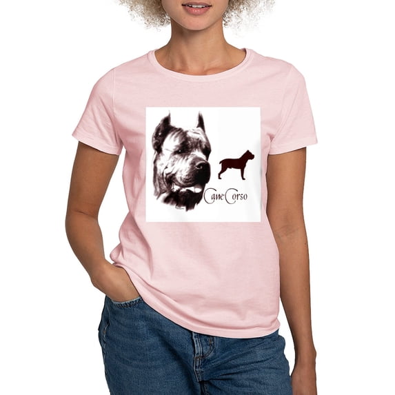 CafePress - Cane Corso Dog Women's Pink T Shirt - Women's Classic T-Shirt
