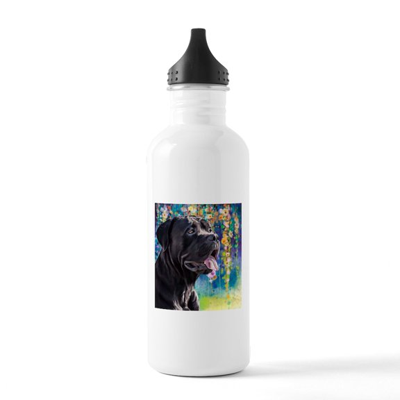 CafePress - Cane Corso Painting Water Bottle - Stainless Steel Water Bottle, Sports Bottle, 1.0L