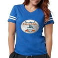 thumbnail image 1 of CafePress - Canoe Club_Cafe Copy Women's Football T Shirt - Womens Football Shirt, 1 of 4